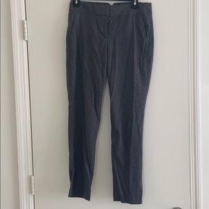 Grey skinny dress pants